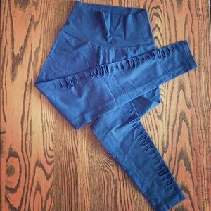 Aerie Chill High Waisted Leggings, Blue, Size XS